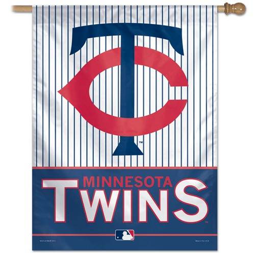 Minnesota Twins Banner 28x40 Vertical Special Order - ToylandEU