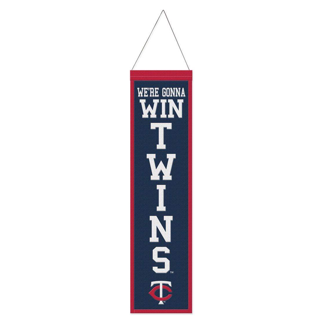 Minnesota Twins Banner Wool 8x32 Heritage Slogan Design - ToylandEU