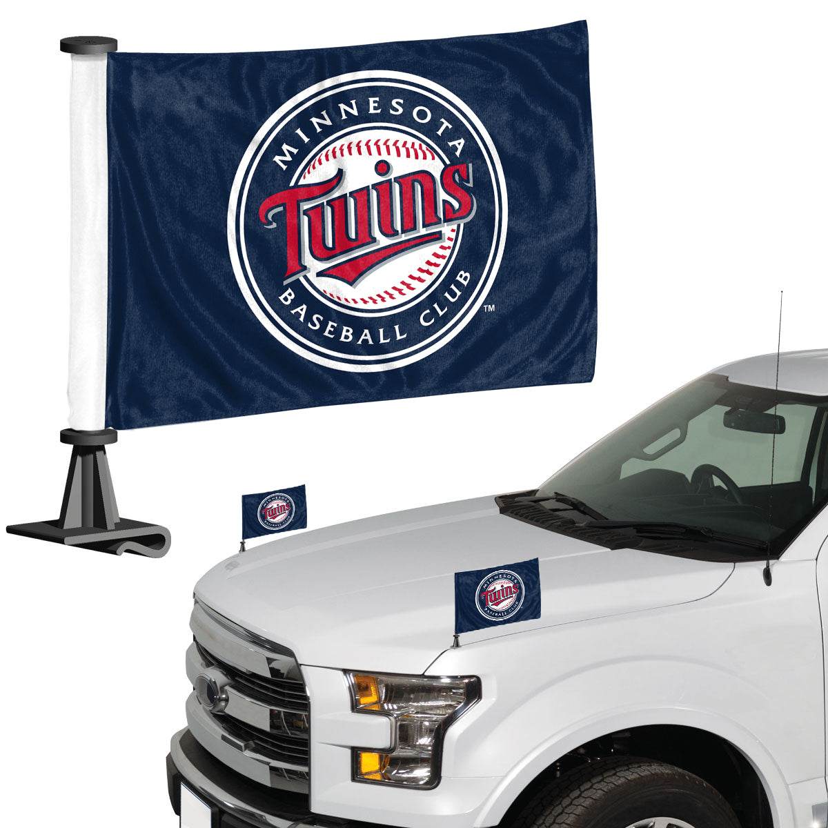 Minnesota Twins Car Flag Set 2 Piece Ambassador Style - ToylandEU
