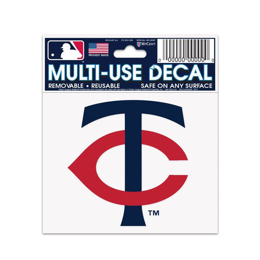 Minnesota Twins Decal 3x4 Outdoor Vinyl Multi Use Durable - ToylandEU
