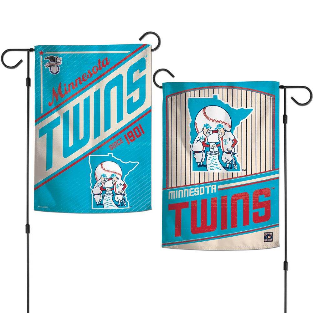 Minnesota Twins Garden Flag 12x18 Two Sided Cooperstown - ToylandEU