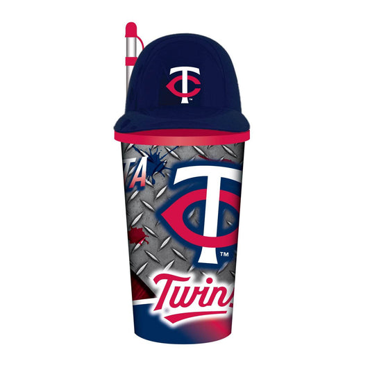 Minnesota Twins Helmet Cup 32oz Plastic With Straw Lid - ToylandEU