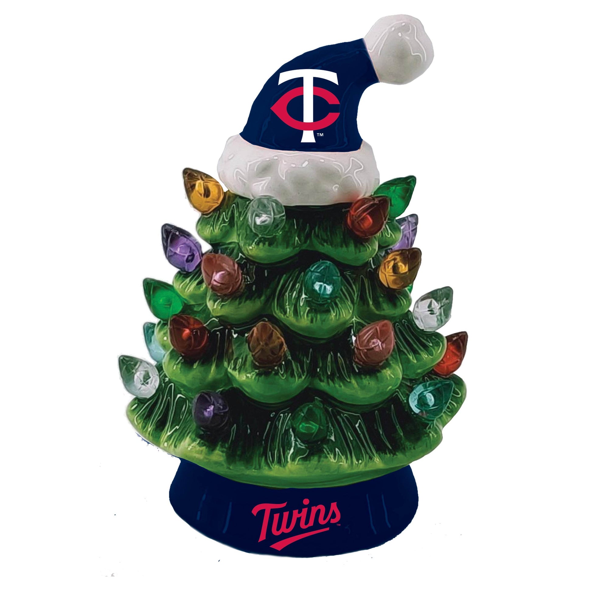Minnesota Twins LED Christmas Tree Tabletop Ornament 4 Inch - ToylandEU