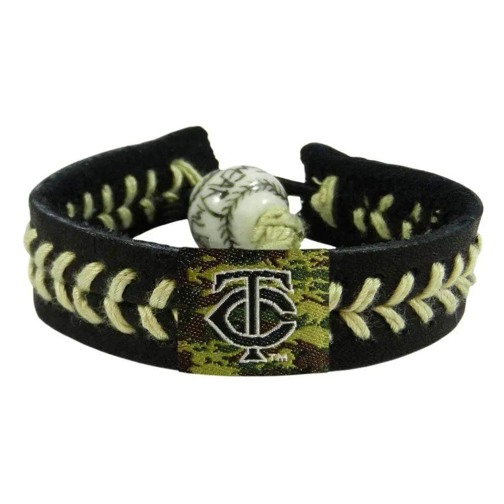 Minnesota Twins Leather Bracelet Camo With Ceramic Bead -  ToylandEU™
