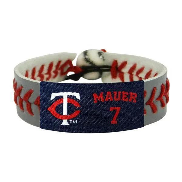  Minnesota Twins Leather Bracelet Gray Ceramic Bead Baseball -  ToylandEU™