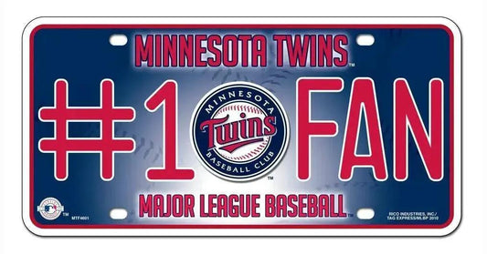  Minnesota Twins License Plate #1 Fan -  ToylandEU™