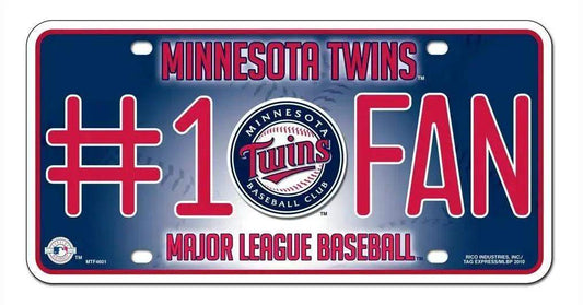  Minnesota Twins License Plate #1 Fan -  ToylandEU™