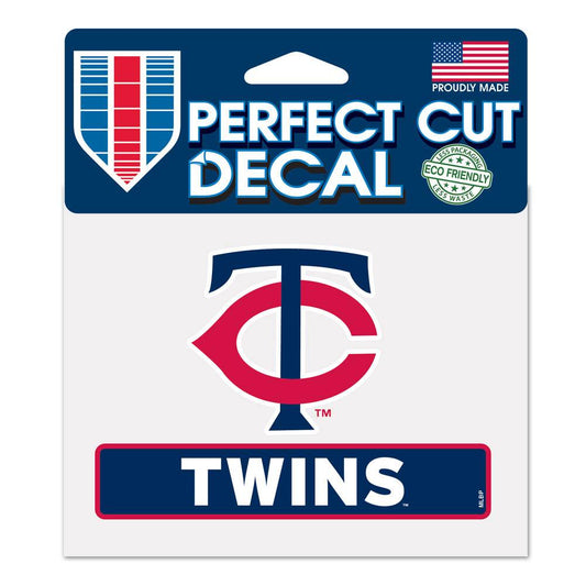 Minnesota Twins Vinyl Decal 4.5x5.75 Perfect Cut Color - ToylandEU