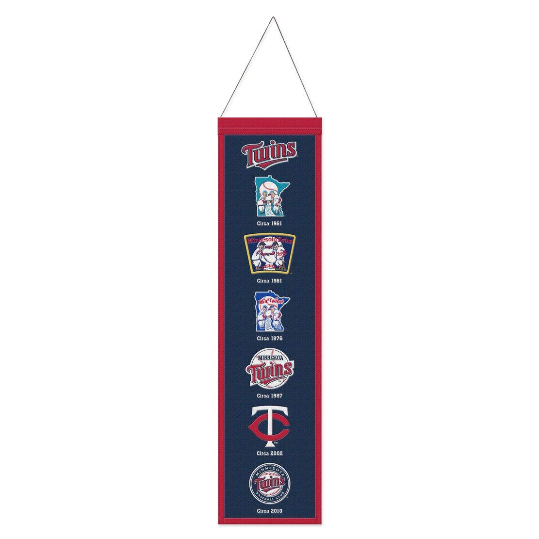 Minnesota Twins Wool Banner 8x32 Heritage Evolution Design - ToylandEU