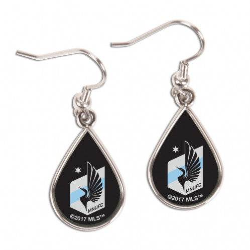 Minnesota United FC Earrings Tear Drop Style Special Order - ToylandEU