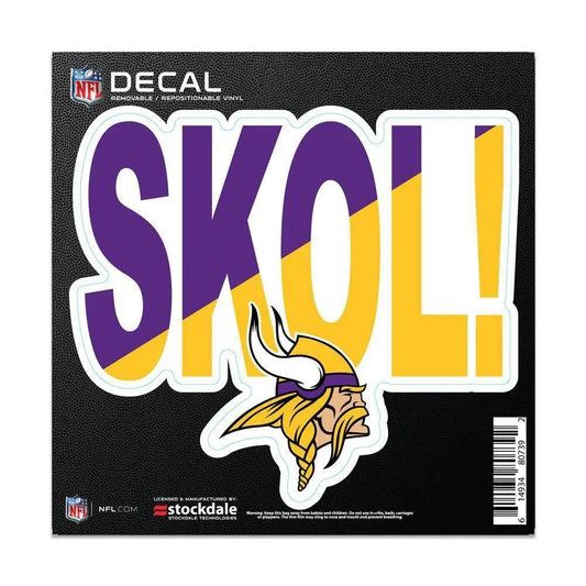  Minnesota Vikings All Surface Vinyl Decal 6x6 Slogan -  ToylandEU™