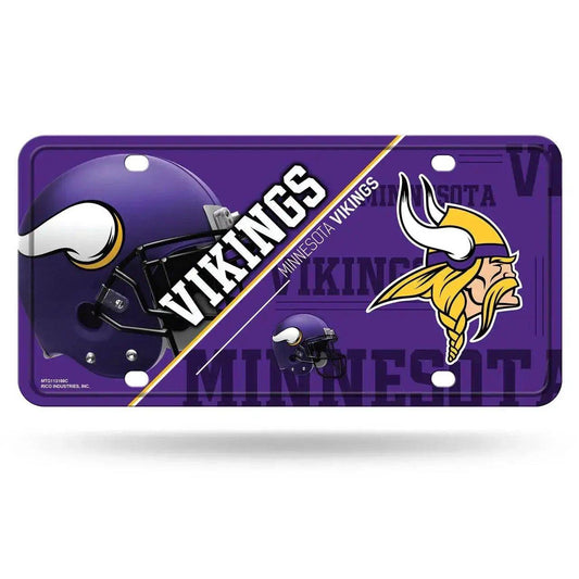  Minnesota Vikings Aluminum Split Design License Plate 6x12 -  ToylandEU™