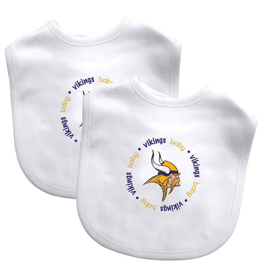 Minnesota Vikings Baby Bib 2 Pack Officially Licensed - ToylandEU