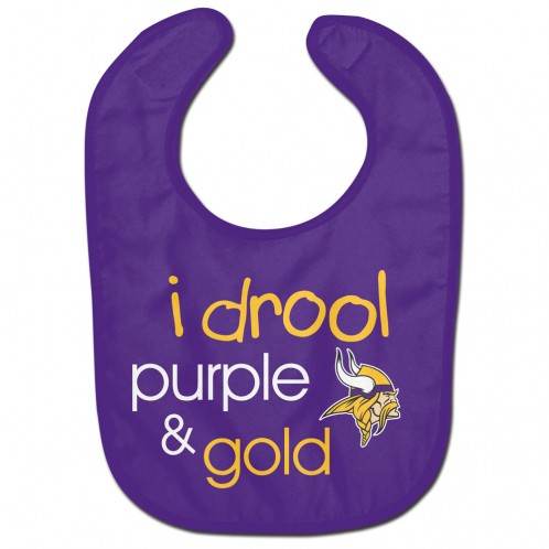 Minnesota Vikings Baby Bib All Pro I Drool Design NFL - ToylandEU