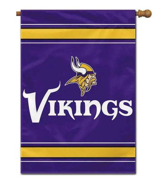  Minnesota Vikings Banner 28x40 House Flag Two Sided CO -  ToylandEU™