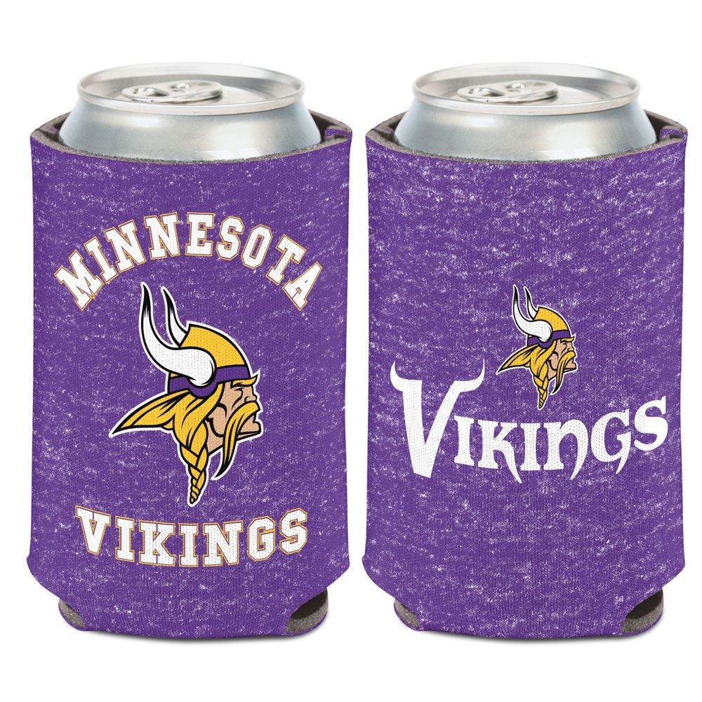Minnesota Vikings Can Cooler Heathered Wrap Around 12 Oz - ToylandEU