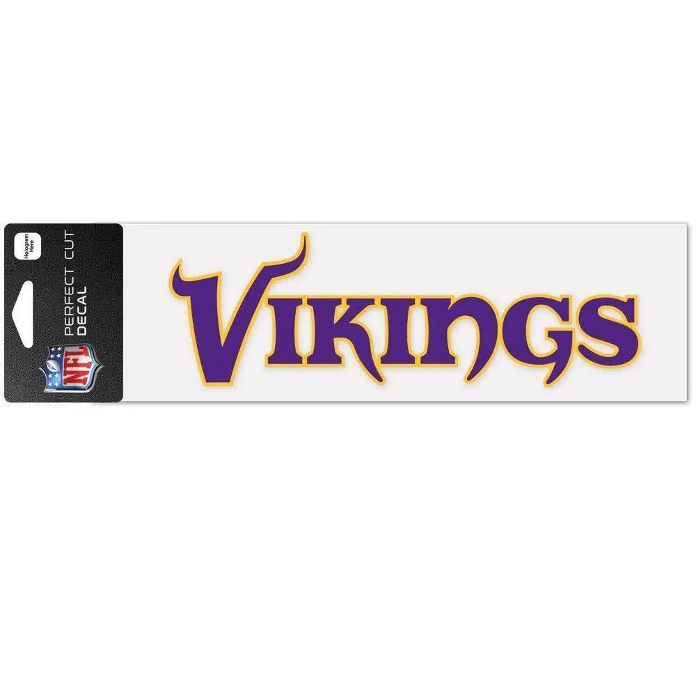  Minnesota Vikings Decal 3x10 Perfect Cut Wordmark Color -  ToylandEU™