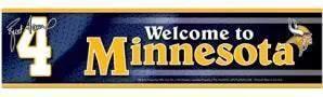  Minnesota Vikings Decal 3x12 Bumper Strip Style Brett Favre Design CO -  ToylandEU™