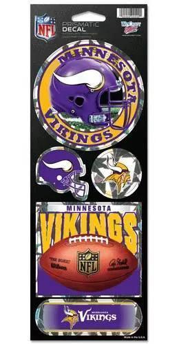  Minnesota Vikings Die Cut Decal 4x11 Prismatic Style -  ToylandEU™