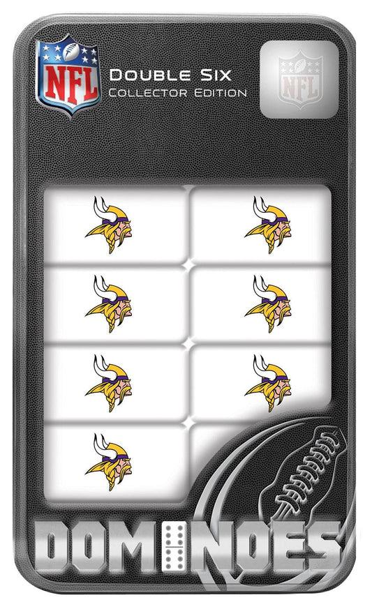 Minnesota Vikings Dominoes Set In Collectible Tin Box - ToylandEU