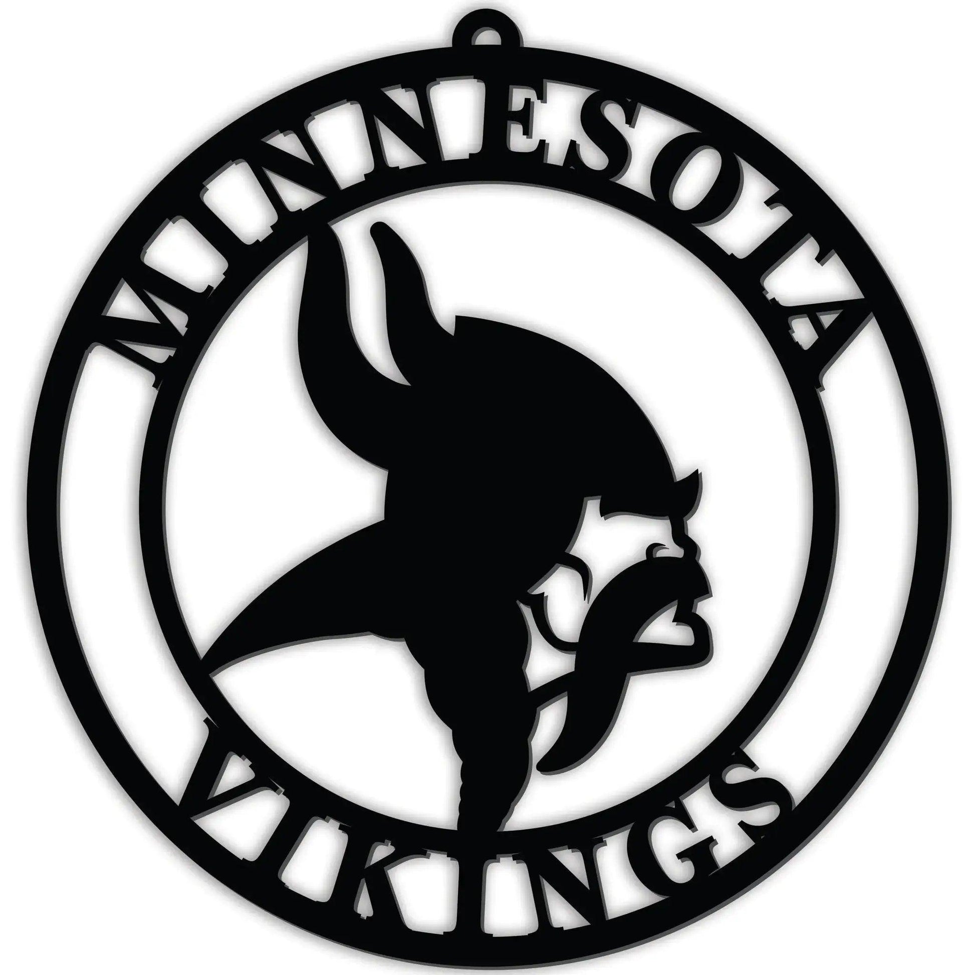  Minnesota Vikings Door Hanger 16 Inch Black PVC Cutout -  ToylandEU™