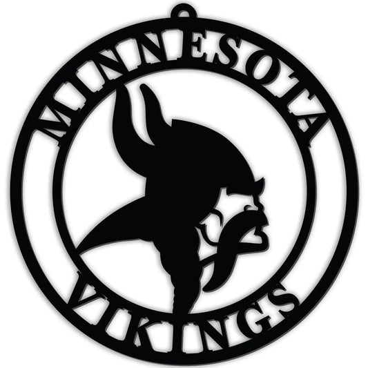  Minnesota Vikings Door Hanger 16 Inch Black PVC Cutout -  ToylandEU™