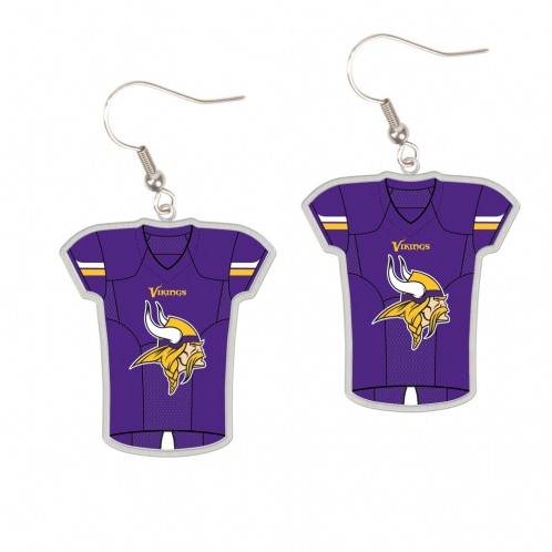 Minnesota Vikings Earrings Jersey Style Officially Licensed - ToylandEU