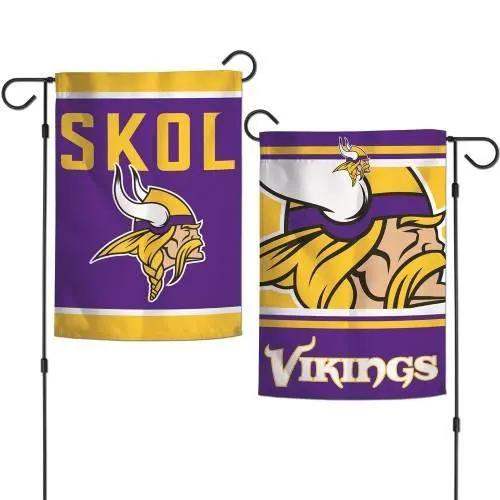 Minnesota Vikings Garden Flag Two Sided 12x18 Wincraft - ToylandEU