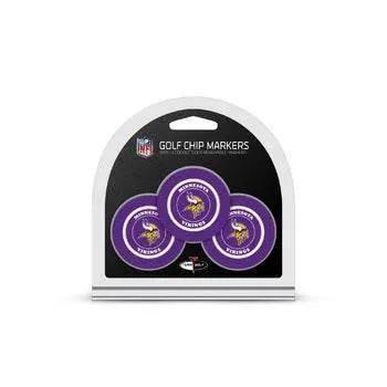  Minnesota Vikings Golf Chip With Marker 3 Pack Set -  ToylandEU™