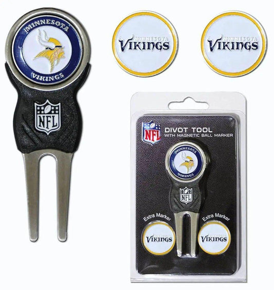  Minnesota Vikings Golf Divot Tool with 3 Markers -  ToylandEU™