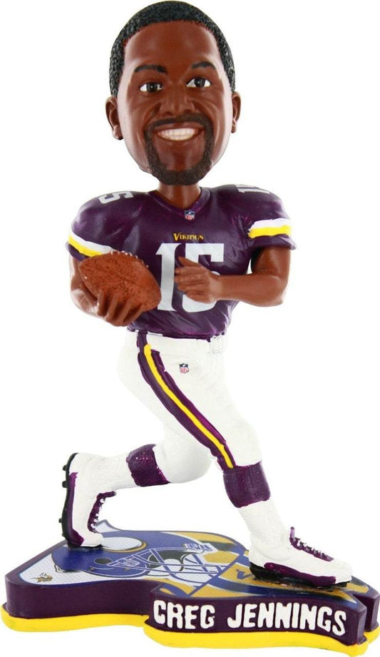 Minnesota Vikings Greg Jennings Pennant Base Bobblehead - ToylandEU