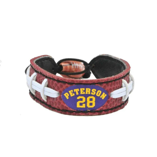  Minnesota Vikings Leather Bracelet Adrian Peterson Design -  ToylandEU™
