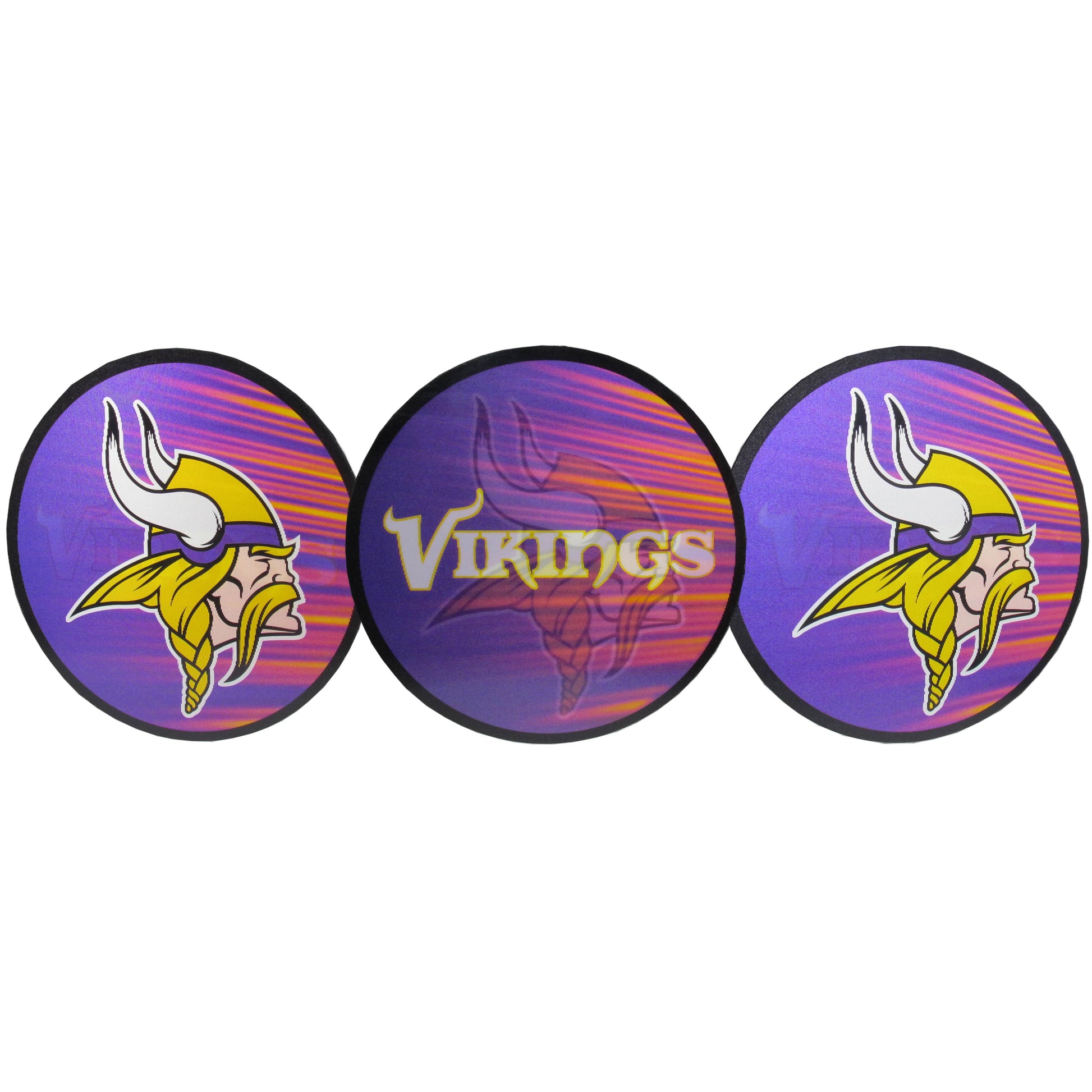 Minnesota Vikings Lenticular Decal Flip Motion Logo Outdoor - ToylandEU