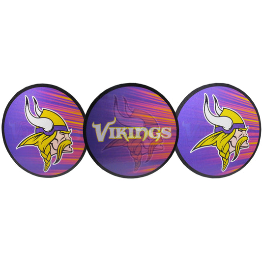 Minnesota Vikings Lenticular Decal Flip Motion Logo Outdoor - ToylandEU