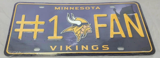  Minnesota Vikings License Plate #1 Fan -  ToylandEU™