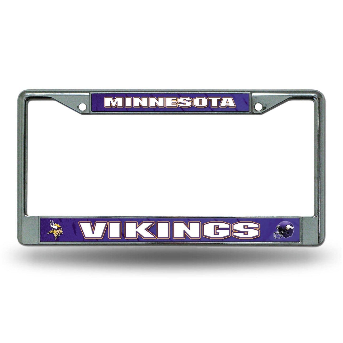 Minnesota Vikings License Plate Frame Chrome Printed Insert - ToylandEU