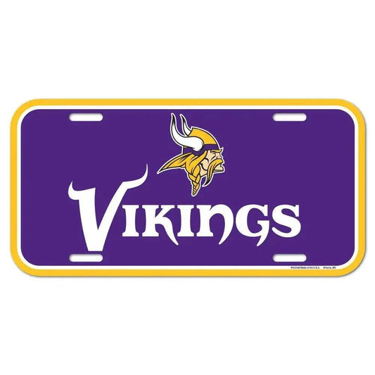  Minnesota Vikings License Plate Plastic -  ToylandEU™