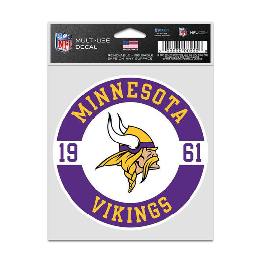 Minnesota Vikings Patch Decal 3 By 5 Inches Wincraft - ToylandEU