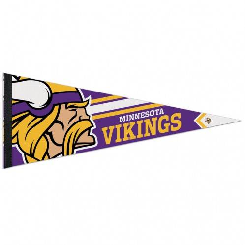 Minnesota Vikings Pennant 12x30 Premium Felt Style - ToylandEU