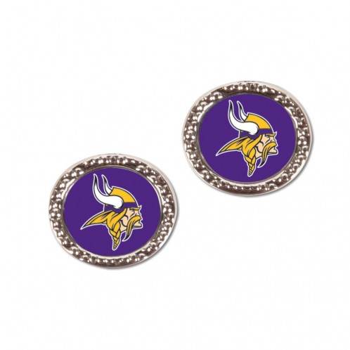 Minnesota Vikings Post Style Earrings Officially Licensed - ToylandEU