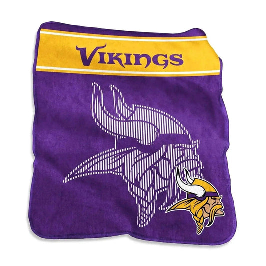  Minnesota Vikings Raschel Throw Blanket 60x80 Ultra Soft -  ToylandEU™