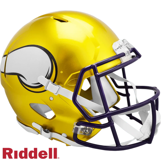  Minnesota Vikings Riddell Flash Alternate Helmet Full Size -  ToylandEU™