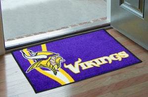 Minnesota Vikings Rug Starter Style Logo Design Door Mat - ToylandEU