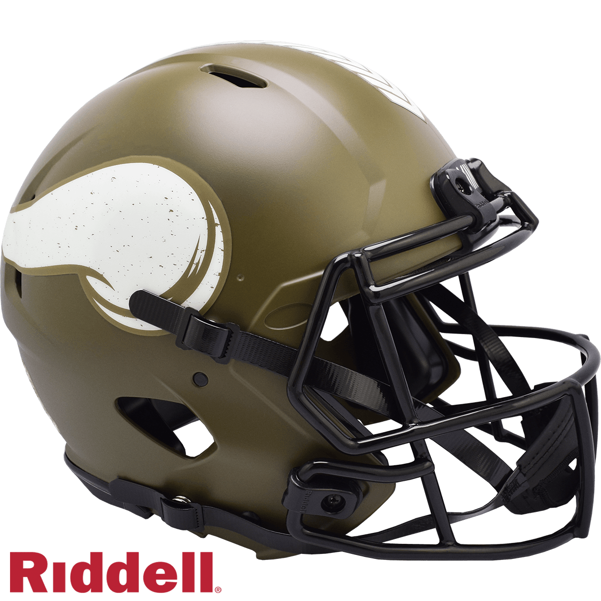 Minnesota Vikings Salute To Service Riddell Helmet 2022 - ToylandEU