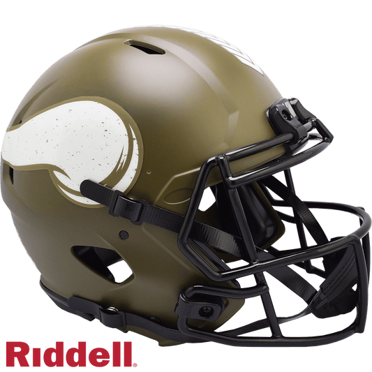 Minnesota Vikings Salute To Service Riddell Helmet 2022 - ToylandEU
