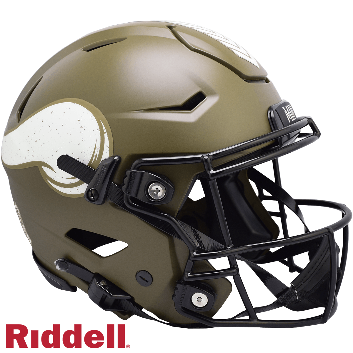 Minnesota Vikings Salute to Service Riddell Helmet 2022 - ToylandEU
