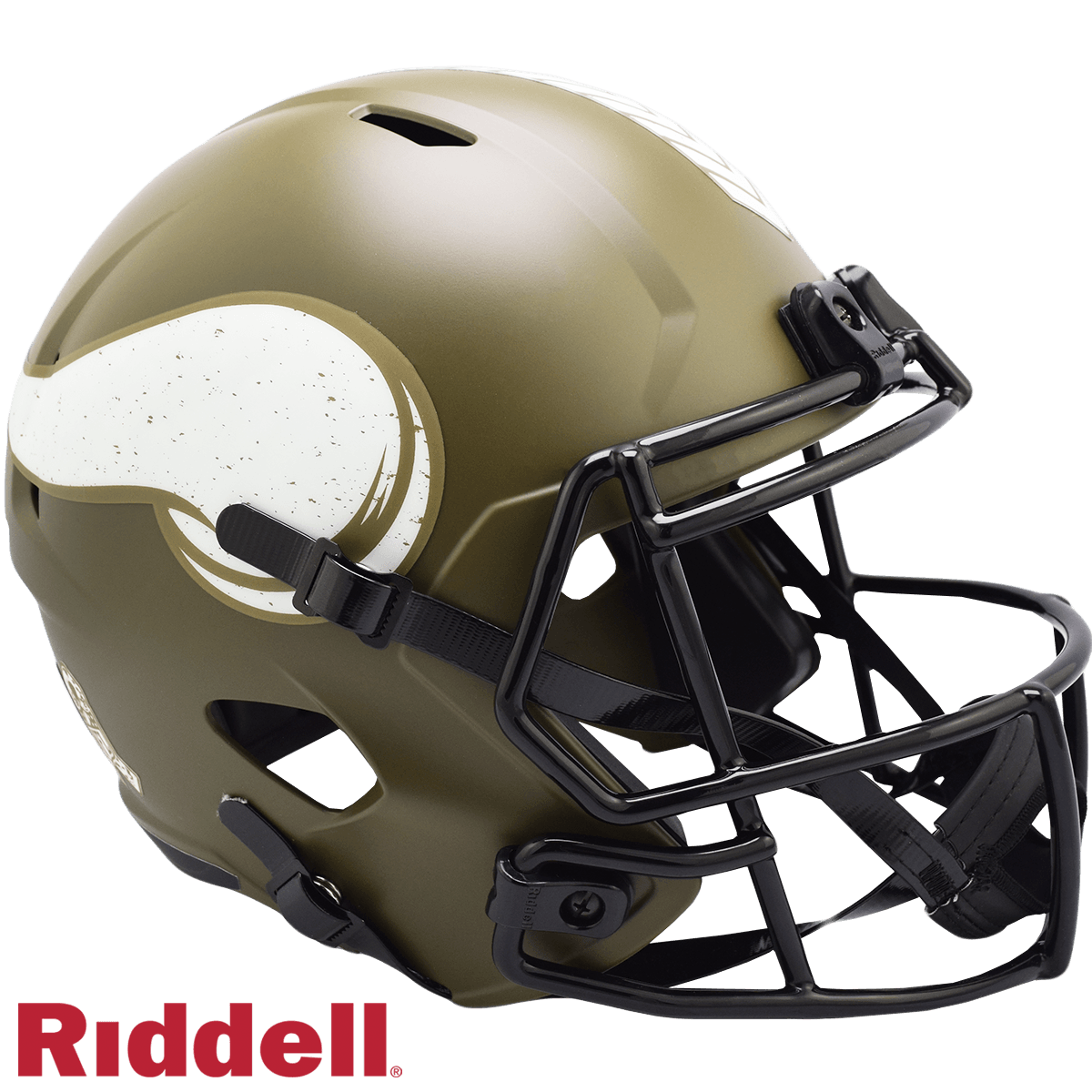 Minnesota Vikings Salute to Service Riddell Replica Helmet - ToylandEU
