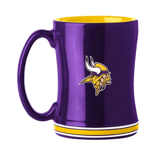  Minnesota Vikings Sculpted Relief 14oz Coffee Mug Color -  ToylandEU™