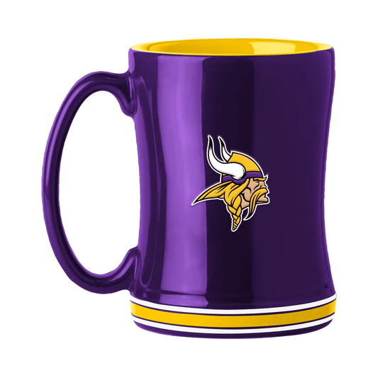 Minnesota Vikings Sculpted Relief 14oz Coffee Mug Color - ToylandEU
