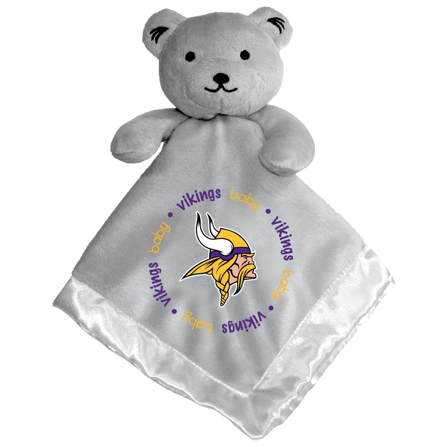 Minnesota Vikings Security Bear Gray Plush 14x14 Inches - ToylandEU